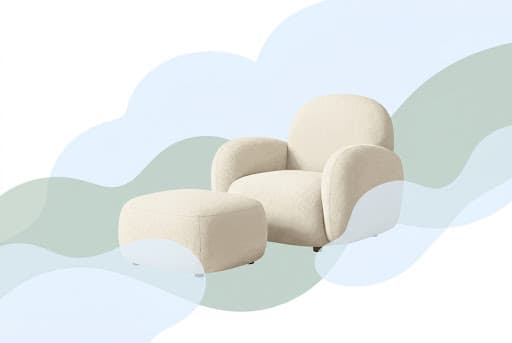 A soft, inviting illustration of a comfortable therapy couch in a serene, minimalist setting embodying emotional sanctuary.